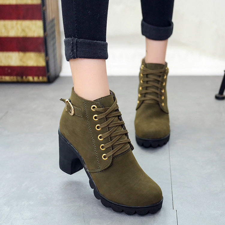 Liora Mid-Heel Ankle Boots