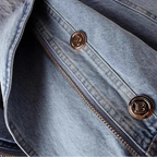 Monroe fur krage denimjakke
