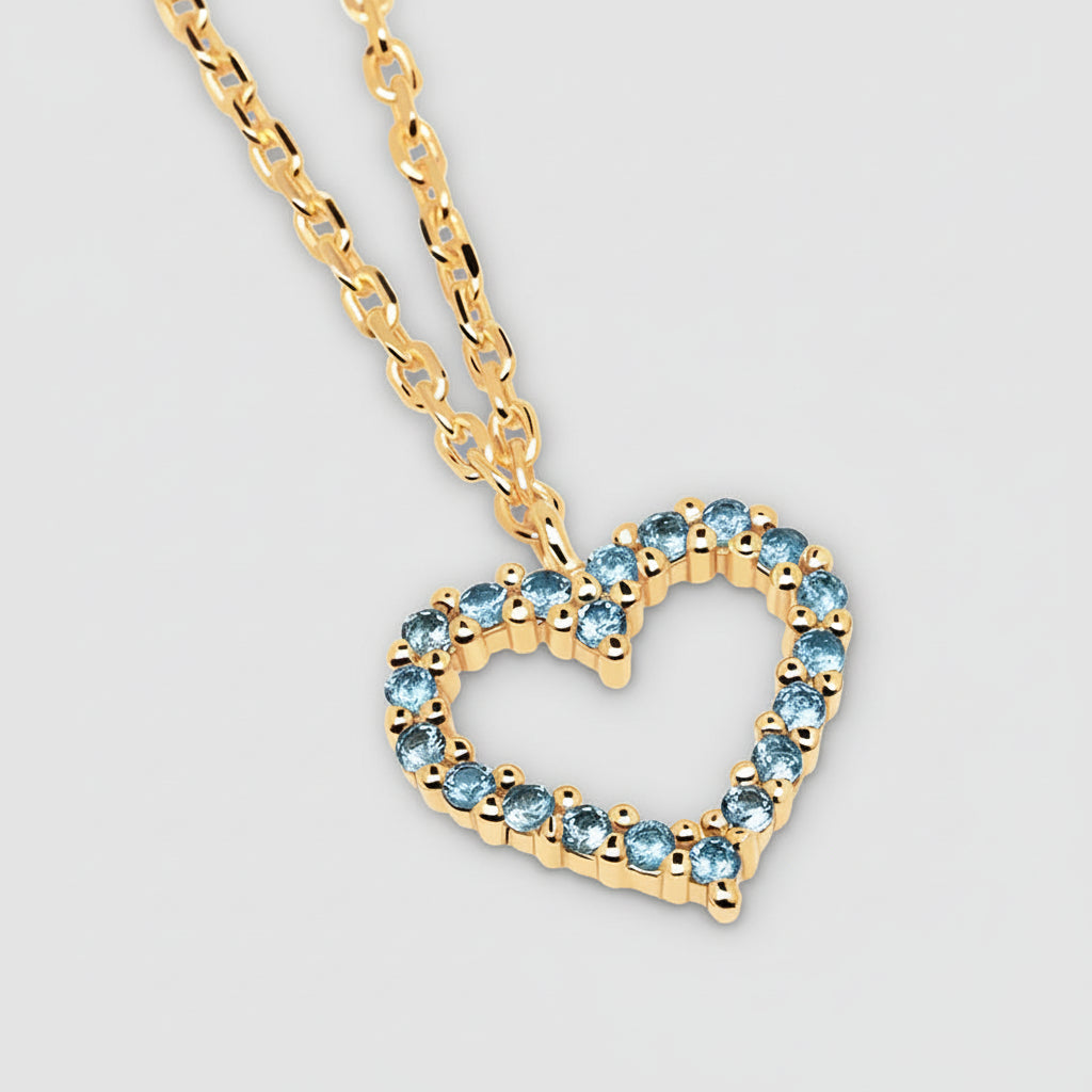 Hollow Heart Necklace